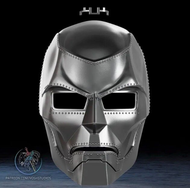 3D Printed Doctor Victor Von Doom Inspired Mask - Cosplay - Halloween