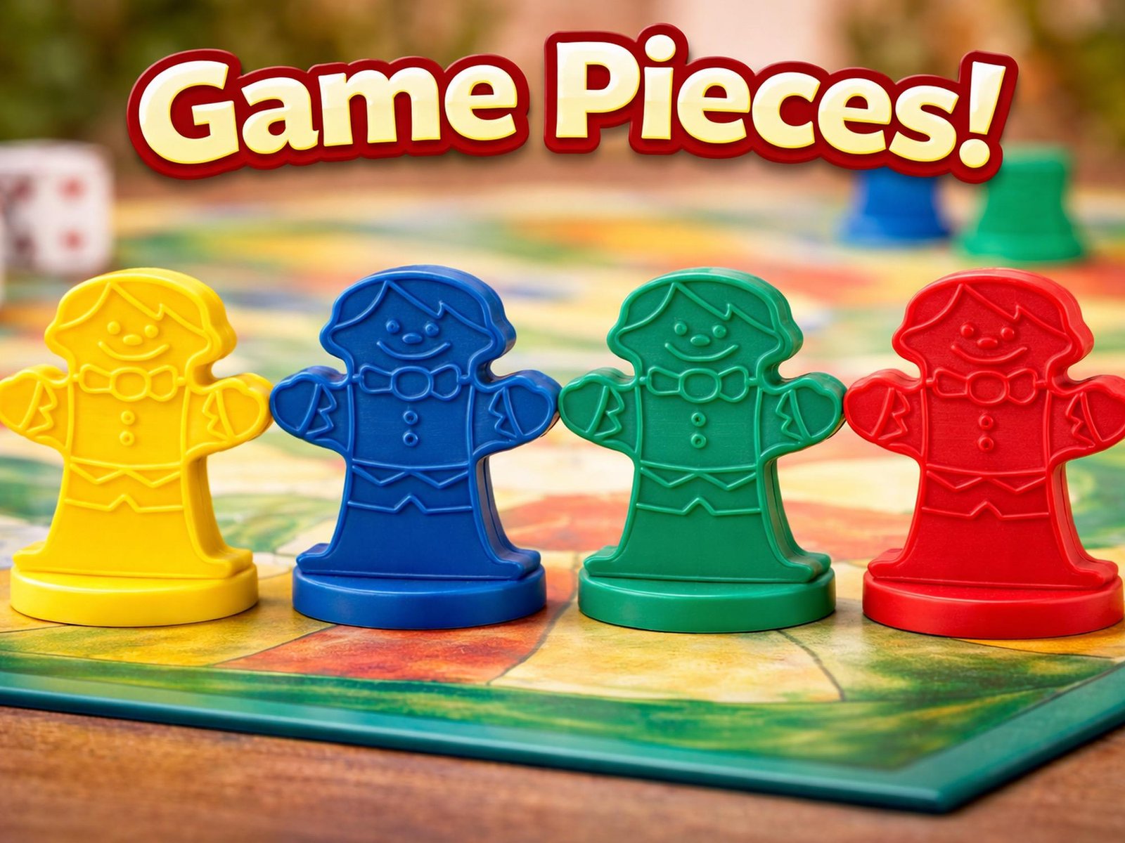 Candy Land Board Game Gingerbread Replacement Pieces Parts Pawn Tokens CandyLand