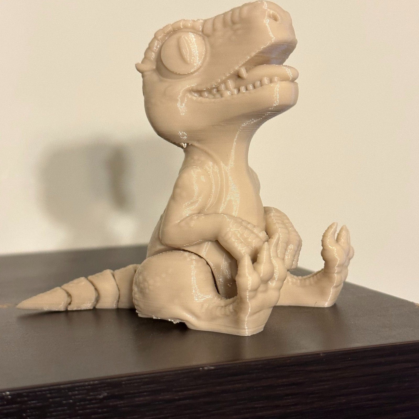 Flexi Baby Raptor Toy: 3D Printed Dinosaur