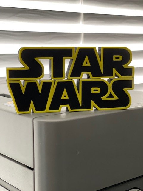 Star Wars 3D Printed Art / Display Sign